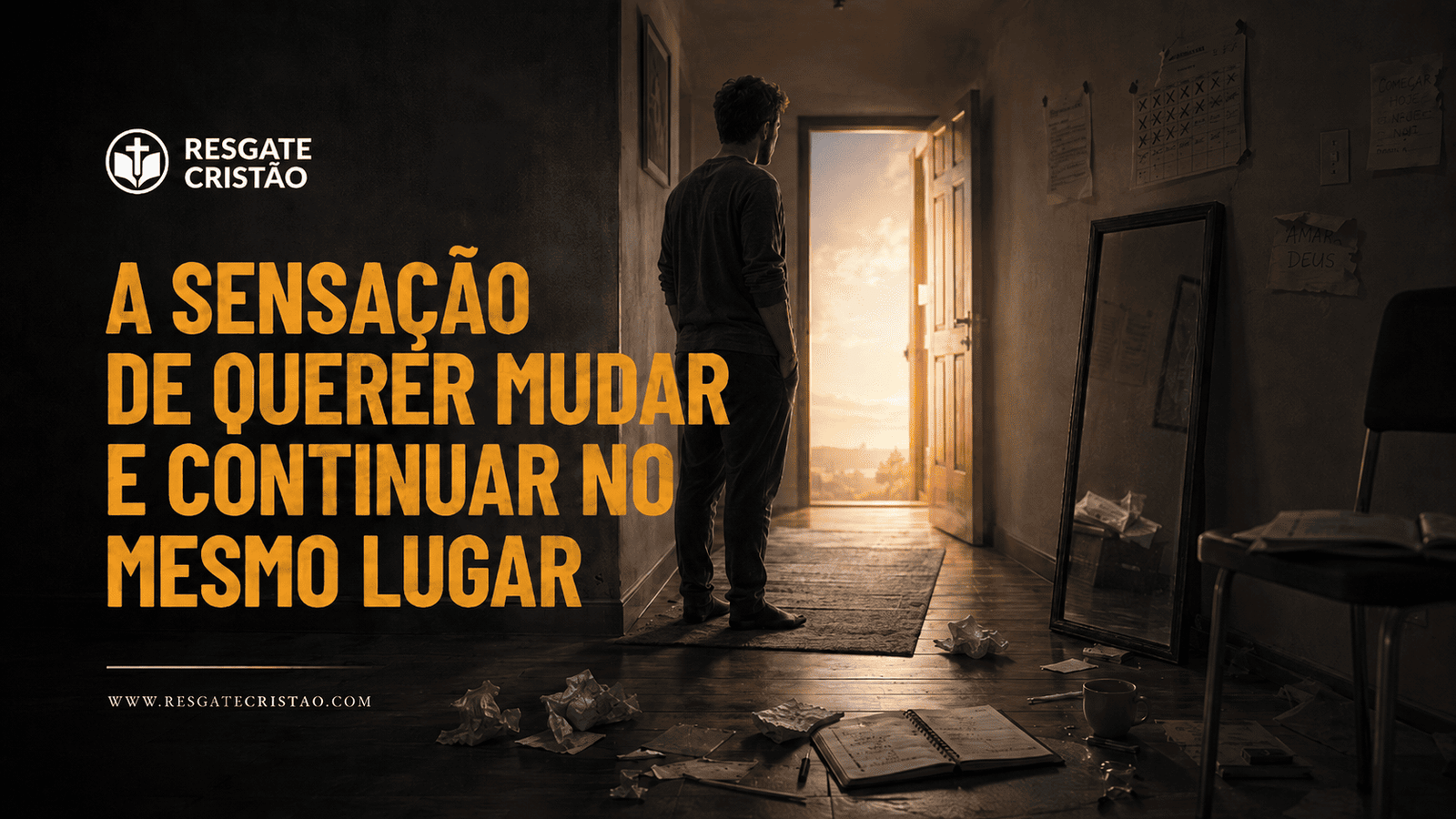 A sensação de querer mudar e continuar no mesmo lugar